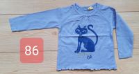 Gr. 86 Langarm shirt Pullover Pulli Longsleeve Flieder Katze Nordrhein-Westfalen - Mönchengladbach Vorschau