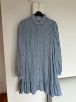 Weiß-blau gestreiftes Blusenkleid Bayern - Oberschneiding Vorschau