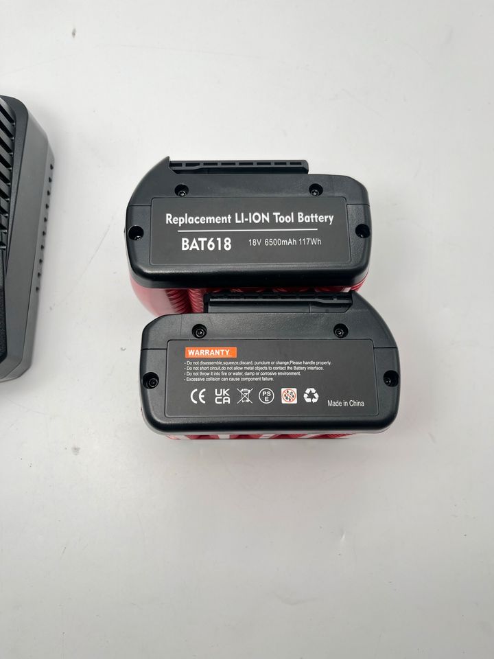 6.5Ah Akku Batterie Ladegerät passend für Bosch 18V Werkzeug in Soltau