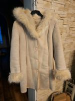 Mantel Fellmantel Jacke S Beige Niedersachsen - Belm Vorschau