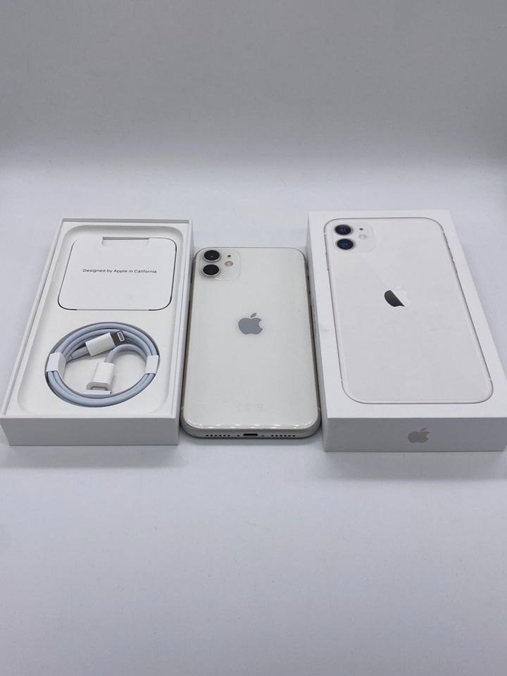 ✅ Apple Iphone 11 64GB White Neues Modell Batterie 90% Händler ✅ in Hannover