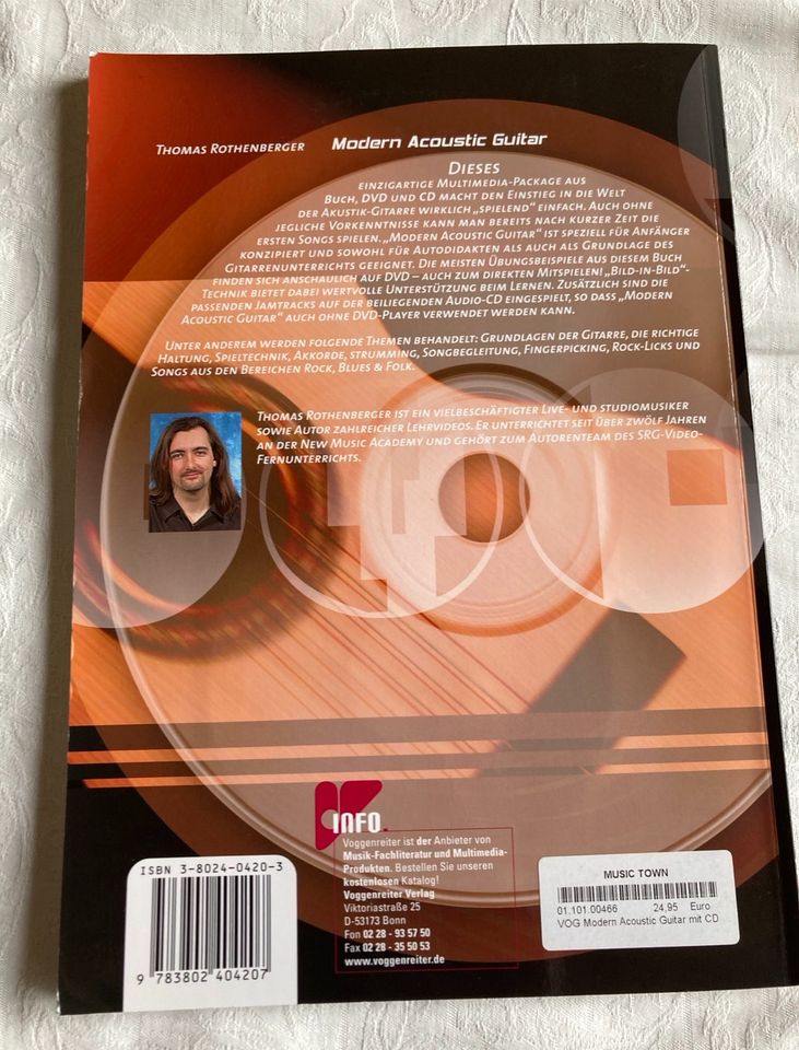 Buch+CD+DVD Modern Acoustic Guitar in Meerbusch