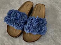 Pantoletten-Sandalen Himmelblau-Look Nubuk NEU 36-40 Saarbrücken-Halberg - Schafbrücke Vorschau