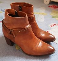 Stiefel Stiefeletten Mjus Gr. 41 cognac Echtleder innen und außen Sachsen-Anhalt - Lutherstadt Wittenberg Vorschau