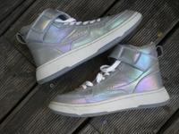 "ZARA" Damen Sneaker metallisch changierender Look Pankow - Weissensee Vorschau