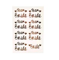 Bride to be JGA Tattoo Gold Junggesellenabschied Team Bride Innenstadt - Poll Vorschau