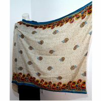 Stola Schal Tuch Bollywood Indisch Dupatta Stoff Sari Goa Hippie Hessen - Laubach Vorschau