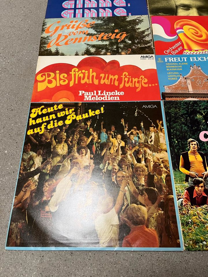 Alte Schallplatten Vinyl Klassik Oldies Schlager in Gersdorf