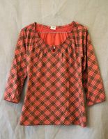 Shirt - Esprit - kariert - Baumwolle - apricot/olive Bayern - Ernsgaden Vorschau