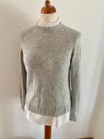 Grauer Pullover Ted Baker Gr. 2 38 mit Stehkragen Bluse Layering Baden-Württemberg - Graben-Neudorf Vorschau