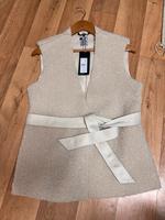 Weste Teddy Velour Lederoptik Hammer Creme gr. 34 Luxus Vahr - Neue Vahr Südost Vorschau