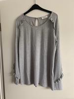 Modström Bluse Shirt grau Glitzer Gr. S Nordrhein-Westfalen - Harsewinkel Vorschau