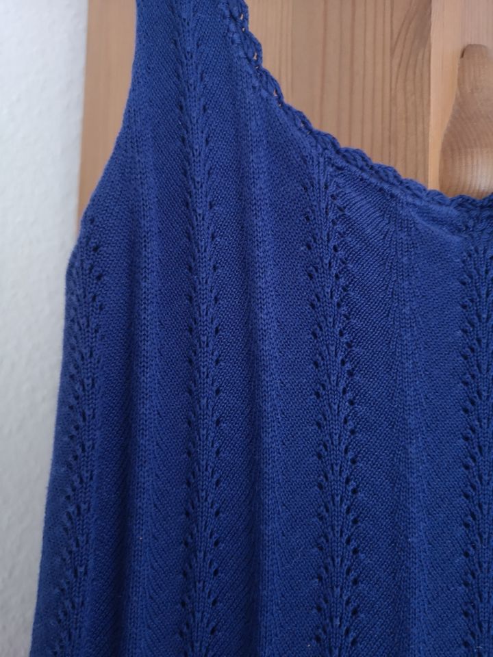 Mulberry 14 44 XL Strickkleid Kleid blau marine Sommer Designer in Hanstedt