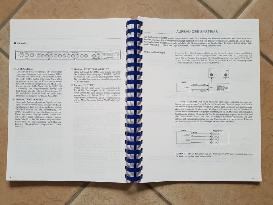 Yamaha RM 50 RHYTHM SOUND MODULE HANDBUCH in Igersheim