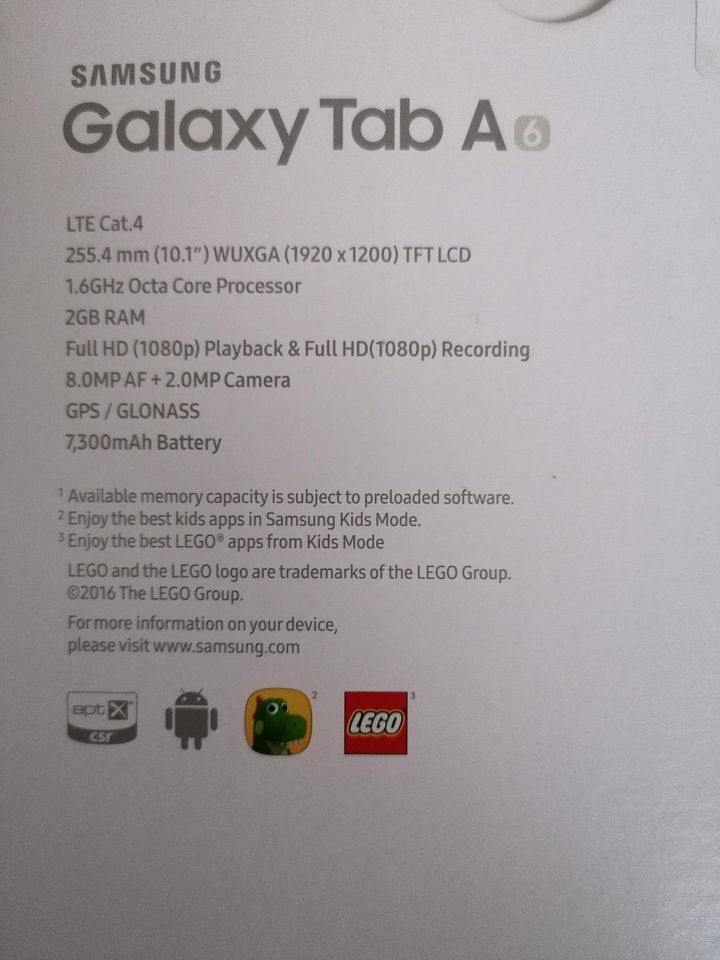Samsung Galaxy Tab A6 zu verkaufen in Mönchengladbach