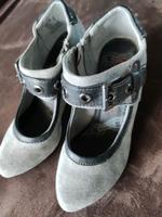 Pumps Spangenschuh grau Saarland - Saarwellingen Vorschau