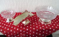 Kristall Glas Schalen Silberfuß & Bomboniere Italien - Vintage Essen - Altenessen Vorschau