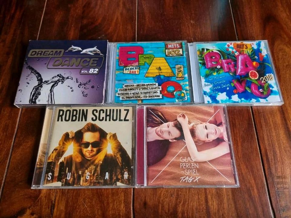 CD Sammlung Dream Dance, Robin Schulz, Bravo Hits, Glasperlenspie in Friedrichroda