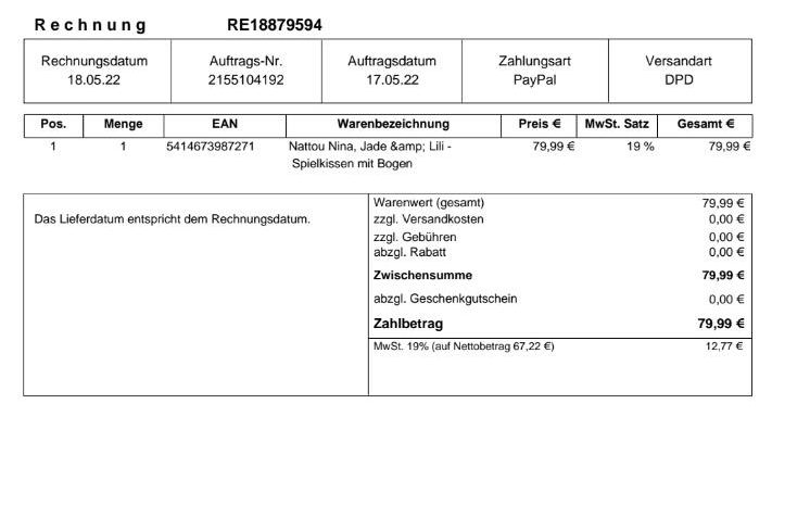 Nattou Spielkissen/ Spielbogen in Hamburg