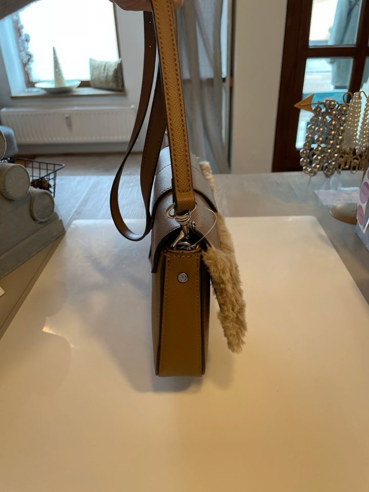 Joop Tasche Neu mit Fell Umhängetasche Braun Beige !!! in Gilching