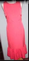 Damen Asos coral Volant Midi Kleid 36/38 Hessen - Groß-Gerau Vorschau