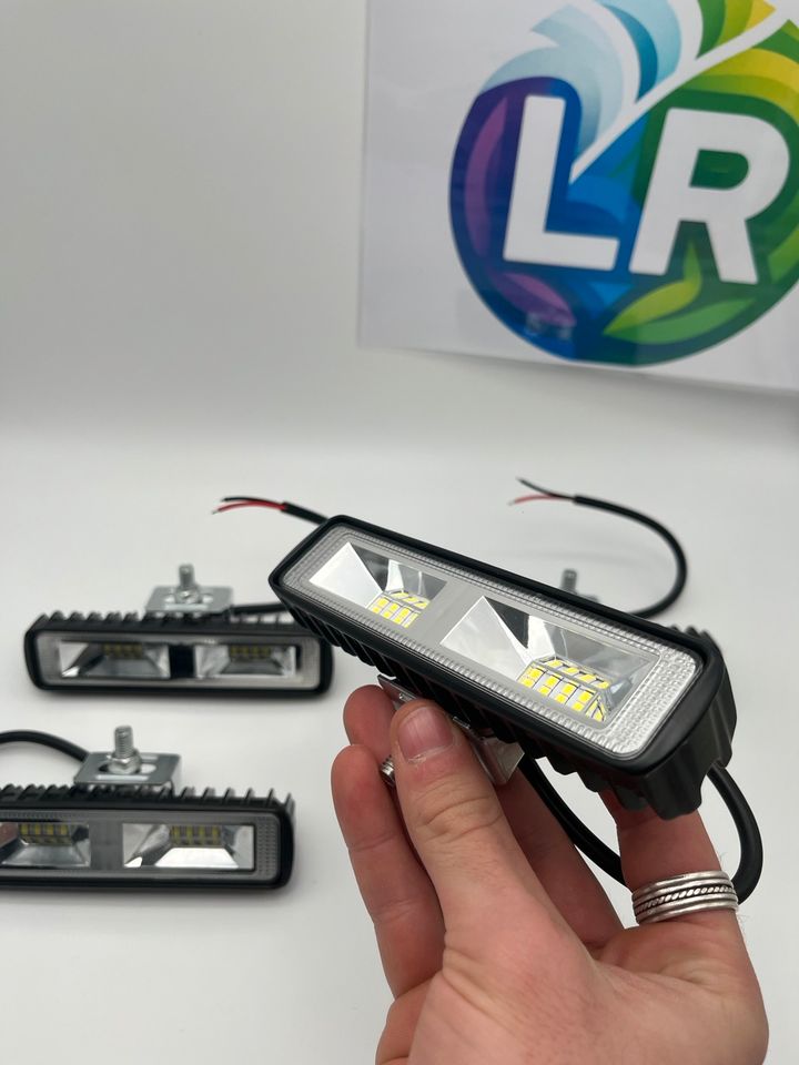 4x 48W LED Arbeitsscheinwerfer Fernlicht Flood Strahler Licht in  Niedersachsen - Soltau, Gebrauchte Agrarfahrzeuge kaufen