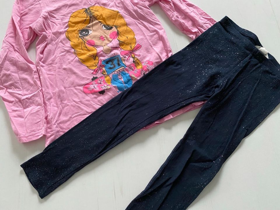 **Legging**Pulli**Schlafanzug**Gr.128**H&M** in Zöllnitz