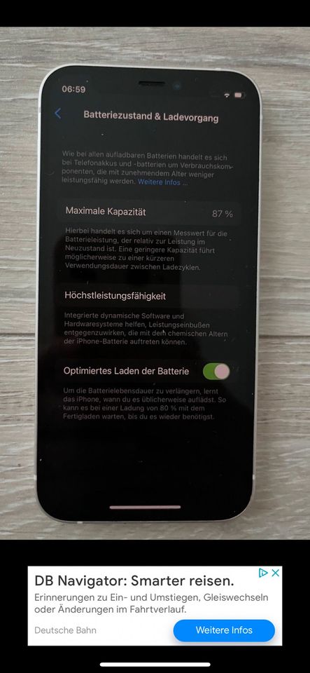 Iphone 12 mini weiß 64 GB in Brunsbuettel