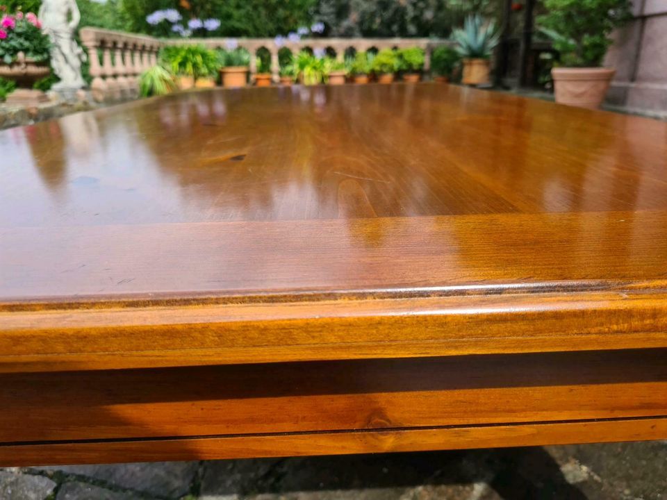 Couchtisch Kirsche 180x90 Antik Stil Biedermeier Kolonialstil in Gommern