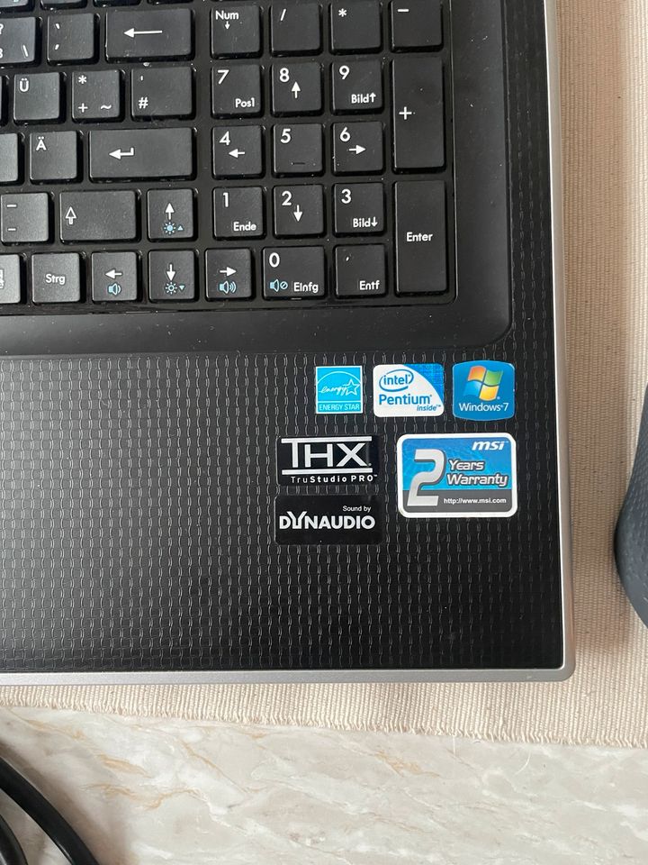 MSI Laptop | MS 1751 | Inkl. Bluetooth Maus | 4GB RAM | 17,5 Zoll in Lüneburg