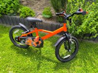 Kinderfahrrad 16 Zoll BTWIN Robot 500 orange/schwarz Fahrrad Bayern - Geiselhöring Vorschau