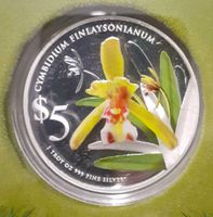 5$ limitierte Silbermünze Orchidee Sammler Blume 999er Feinsilber Nordrhein-Westfalen - Paderborn Vorschau