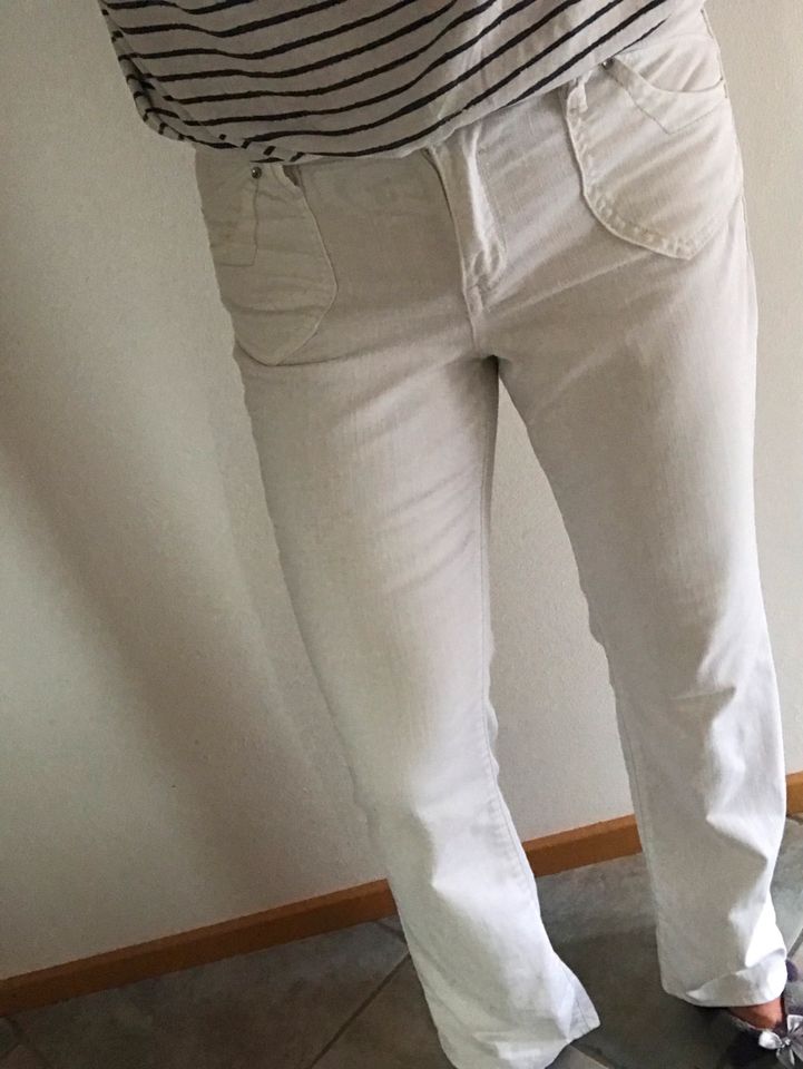 Jeans Esprit 40 Schlaghose 94107 regular Denim Weiß in Kandel
