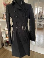 Burberry Trenchcoat/Mantel mit Leder in schwarz, Größe 34 *Neu* München - Bogenhausen Vorschau