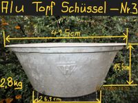 Große - Alu - Schüssel - Topf - dicht --- 3,7kg --- 25€ Niedersachsen - Lemgow Vorschau