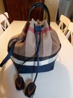 Tasche Burberry Heston Bucket Bag House Check Canvas + Leder blau Nordrhein-Westfalen - Hattingen Vorschau