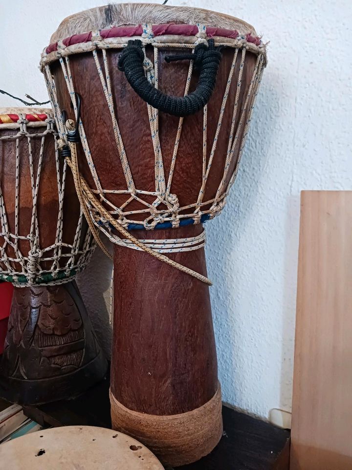 Djembe Afrikanische Trommeln Rohlinge und bespannt in Duisburg
