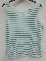 Schönes leichtes Trägershirt Gr. 48-50 grün-weiß gestreift Bayern - Steinhöring Vorschau