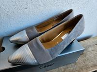 Gabor Pumps/Schuhe, Absatzschuhe, Hochzeit, silber-grau Bayern - Breitbrunn Vorschau
