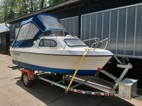 Motorboot mit neuem führerscheinfreiem Motor und Trailer Müritz - Landkreis - Malchow Vorschau