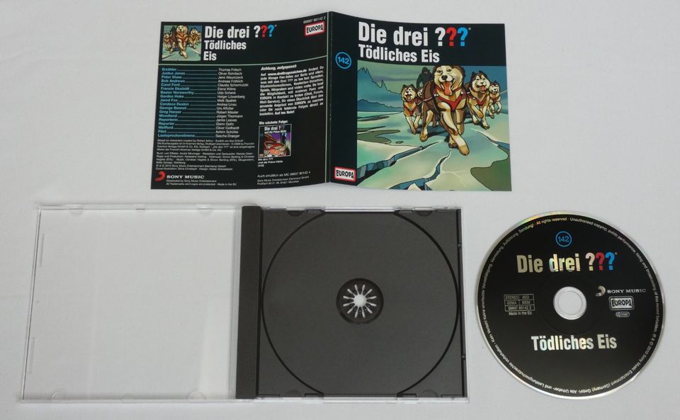 Die drei ??? Fragezeichen (Europa) - 142 - Tödliches Eis - CD/dt. in Bamberg