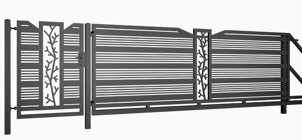 Schiebetor Zaun Model bp 65 in Ronnenberg