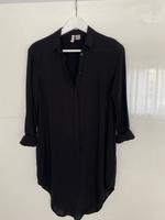 Blusen Kleid von H&M in schwarz Größe 34 Nordrhein-Westfalen - Bedburg Vorschau