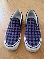 Vans Slipon 42 lila schwarz kariert fast neu Bayern - Erding Vorschau