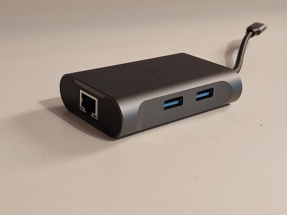 ISY IAD-1018 USB Adapter / Hub, Silber, Typ C auf LAN und Typ A in Dresden