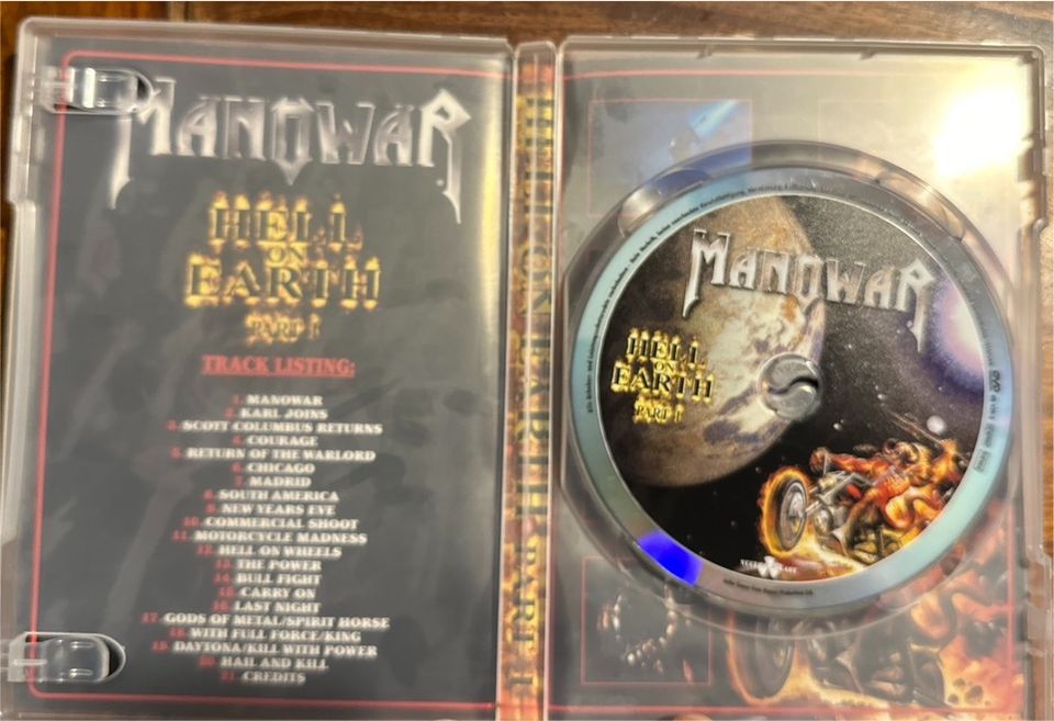 Manowar Hell on Earth Part 1 DVD in Regensburg