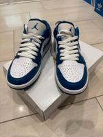 Nike Air Jordan 1 Low White/Blue Marina WMNS Gr. 7,5 Hessen - Raunheim Vorschau