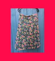 70er 80er Jahre Vintage Rock 36 38 Glockenrock Blumen Hippie Boho Nordrhein-Westfalen - Sonsbeck Vorschau