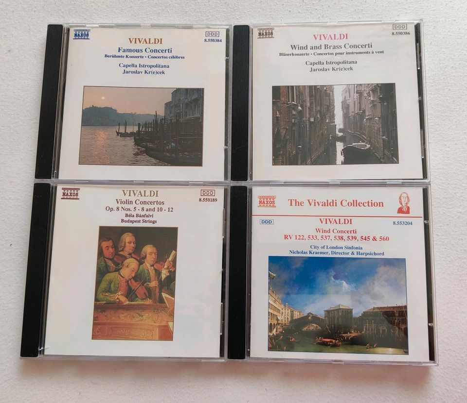Vivaldi: 4 CDs, Konzerte, Concerti in Pliening