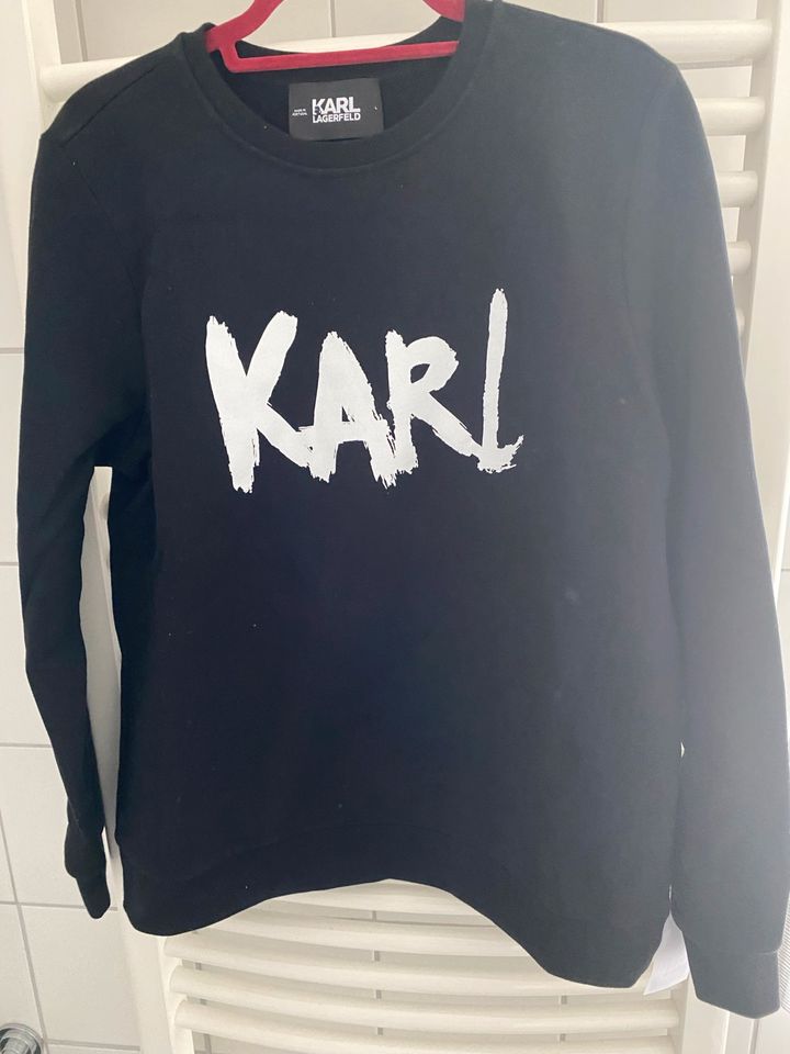 Karl Lagerfeld Sweatshirt, schwarz, Größe L in Lüdenscheid